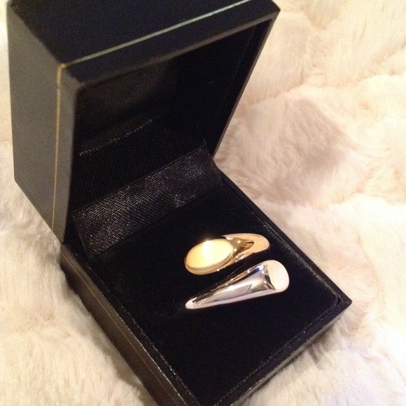 HLM designer gold and silver ring - Picture 2 of 6